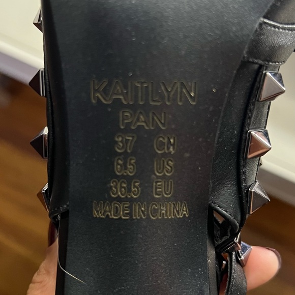 Kaitlyn Pan Studded High Heels size 6.5 - Picture 3 of 7